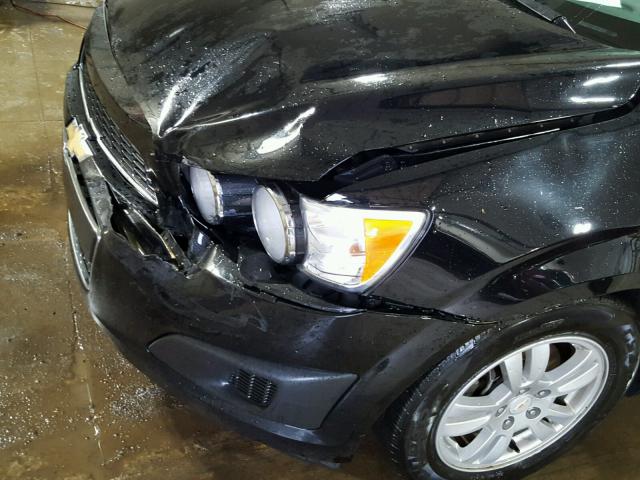 1G1JB5SH3C4142122 - 2012 CHEVROLET SONIC LS 黑色 照片 9