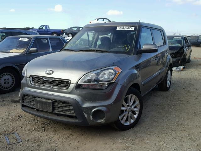 KNDJT2A64D7597760 - 2013 KIA SOUL + GRAY photo 2