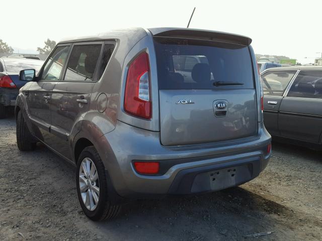 KNDJT2A64D7597760 - 2013 KIA SOUL + GRAY photo 3