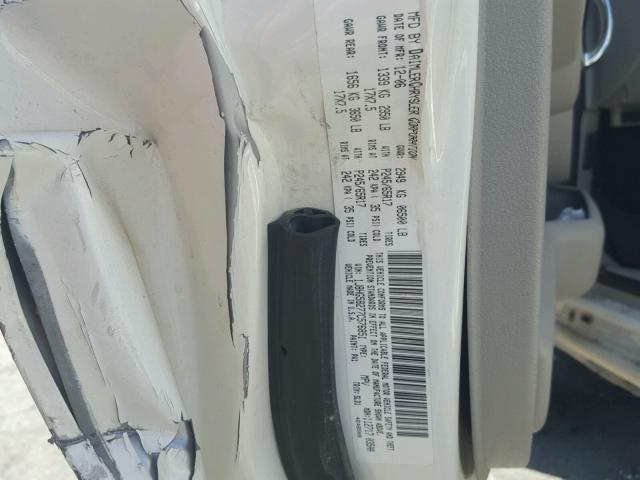 1J8HG58277C576851 - 2007 JEEP COMMANDER WHITE photo 10