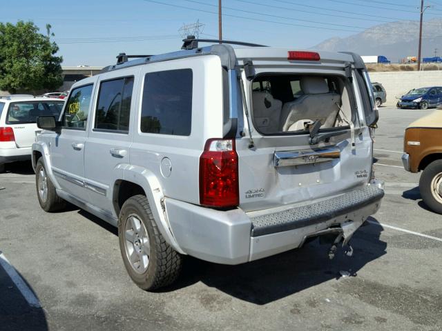 1J8HG58216C247397 - 2006 JEEP COMMANDER SILVER photo 3