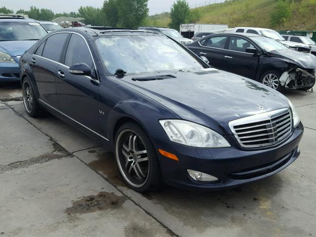 WDDNG76X67A088481 - 2007 MERCEDES-BENZ S 600 BLUE photo 1