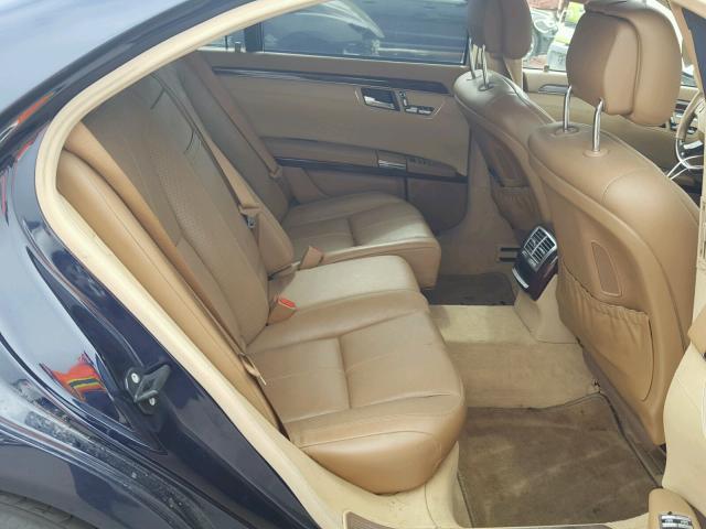 WDDNG76X67A088481 - 2007 MERCEDES-BENZ S 600 BLUE photo 6