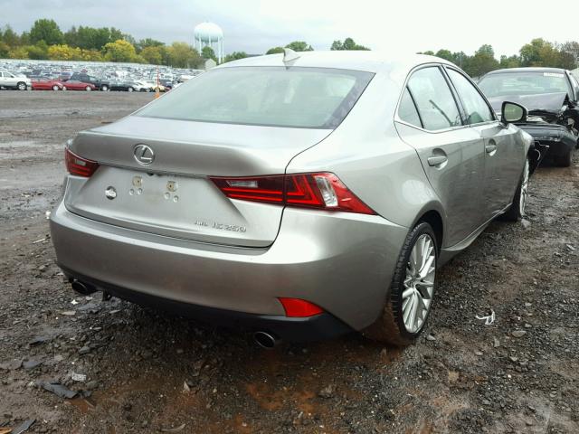 JTHCF1D21F5026159 - 2015 LEXUS IS 250 GRAY photo 4