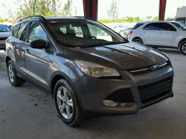 1FMCU0GXXEUE47144 - 2014 FORD ESCAPE SE GRAY photo 1