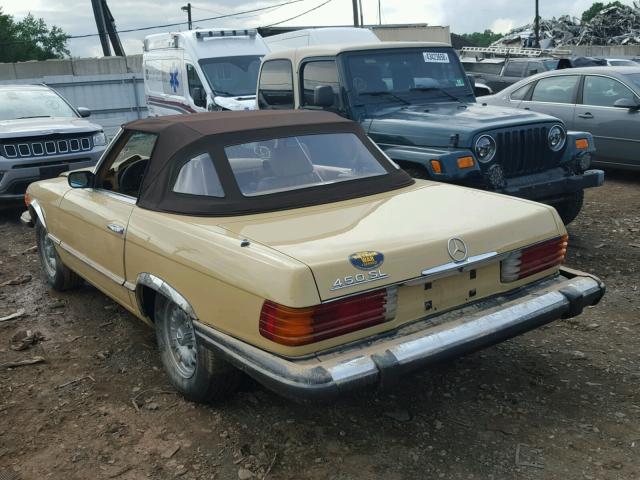 10704412024454 - 1975 MERCEDES-BENZ 450 SL TAN photo 3