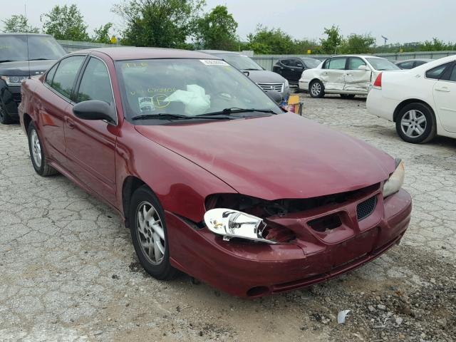 1G2NE52FX4M670406 - 2004 PONTIAC GRAND AM S RED photo 1