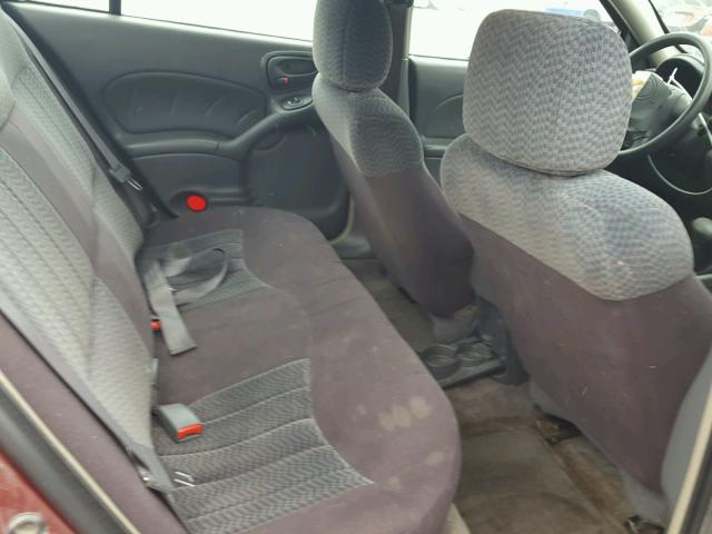 1G2NE52FX4M670406 - 2004 PONTIAC GRAND AM S RED photo 6