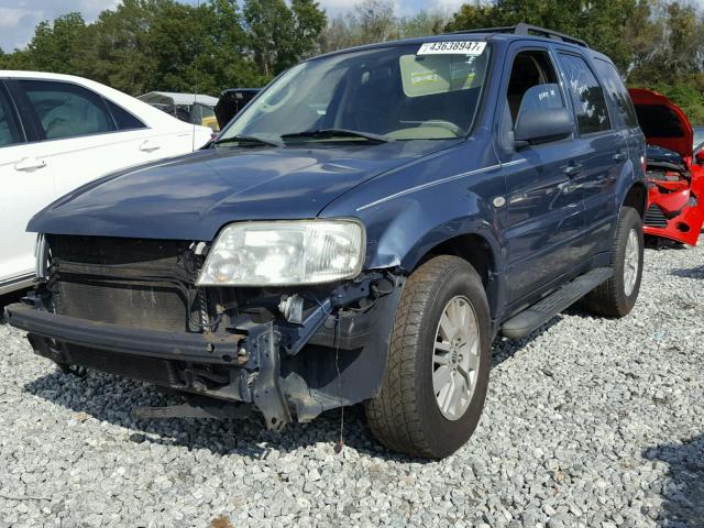 4M2YU56135DJ06361 - 2005 MERCURY MARINER BLUE photo 2