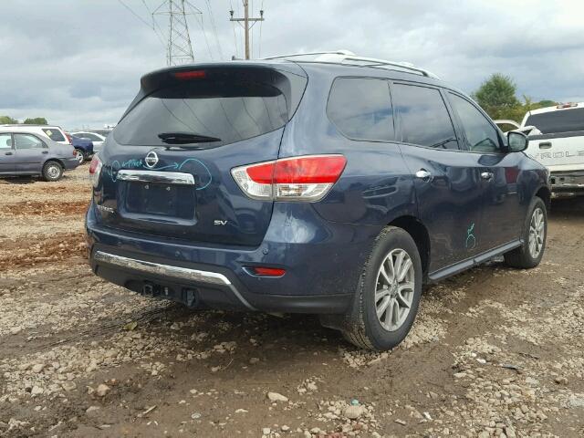 5N1AR2MN9EC735170 - 2014 NISSAN PATHFINDER GRAY photo 4