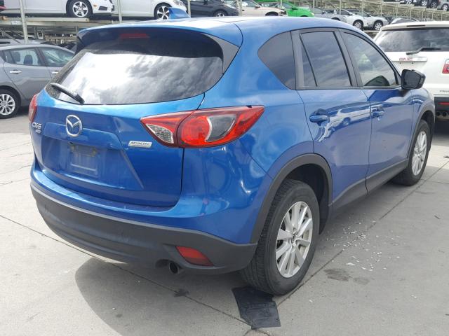 JM3KE4CE8D0137077 - 2013 MAZDA CX-5 TOURI BLUE photo 4