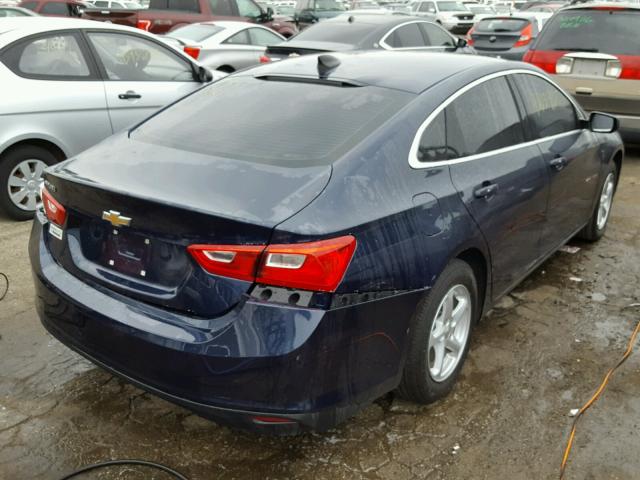 1G1ZB5ST1HF264545 - 2017 CHEVROLET MALIBU LS BLACK photo 4
