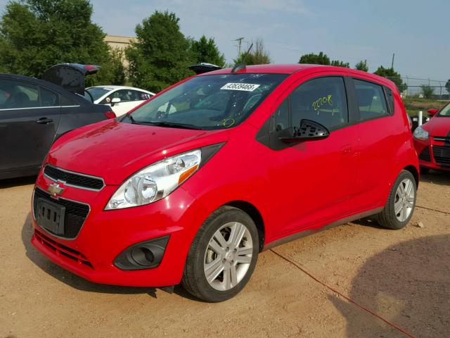 KL8CB6S91FC745071 - 2015 CHEVROLET SPARK LS RED photo 2