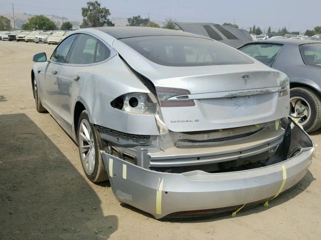 5YJSA1E19HF210008 - 2017 TESLA MODEL S Silber Foto 3