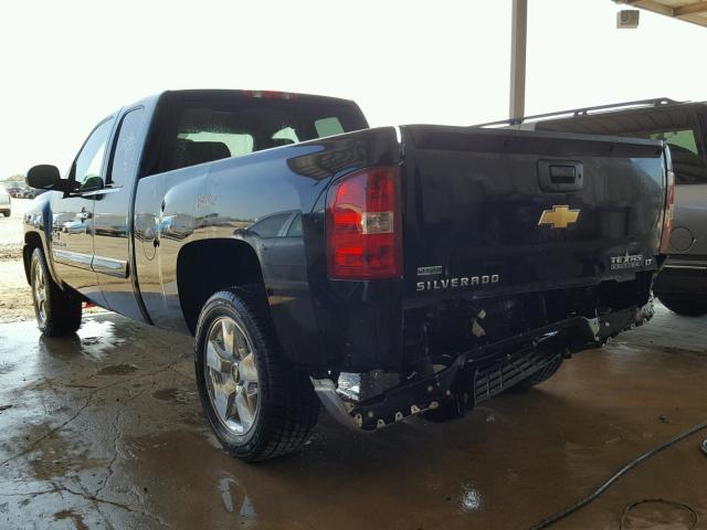 1GCSCSE09AZ157169 - 2010 CHEVROLET SILVERADO BLACK photo 3