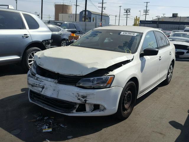 3VW2K7AJ8DM267342 - 2013 VOLKSWAGEN JETTA BASE Սպիտակ լուսանկար 2