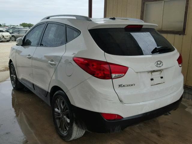 KM8JU3AG0EU824968 - 2014 HYUNDAI TUCSON GLS WHITE photo 3