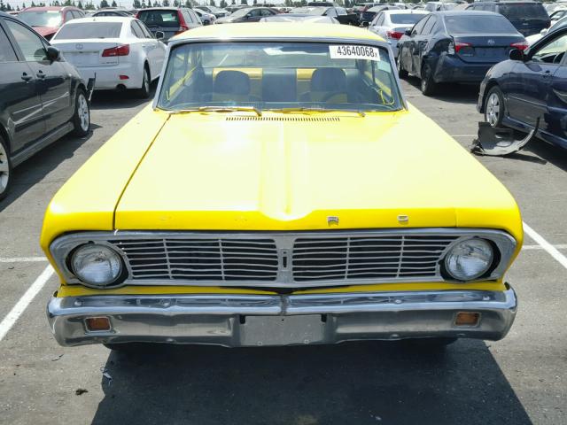 5H17C207473 - 1965 FORD FALCON YELLOW photo 9