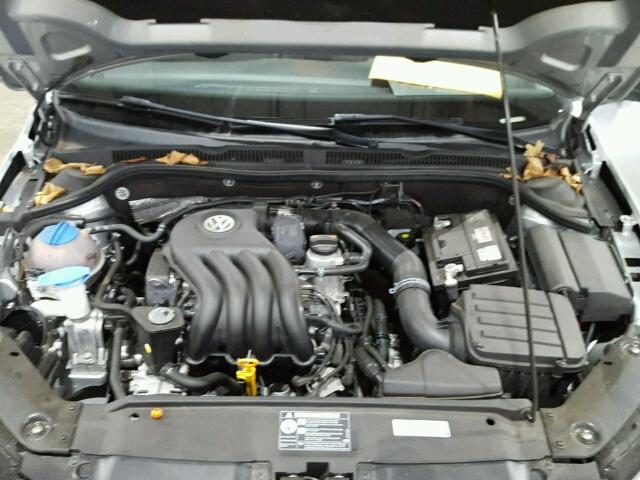 3VW2K7AJ5DM430576 - 2013 VOLKSWAGEN JETTA BASE GRAY photo 7