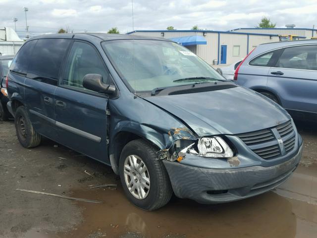 1D4GP25B26B718780 - 2006 DODGE CARAVAN SE GREEN photo 1