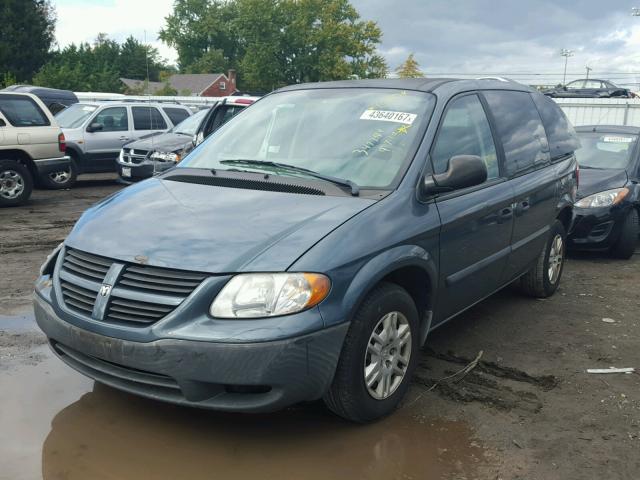 1D4GP25B26B718780 - 2006 DODGE CARAVAN SE GREEN photo 2