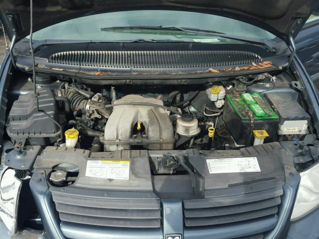 1D4GP25B26B718780 - 2006 DODGE CARAVAN SE GREEN photo 7