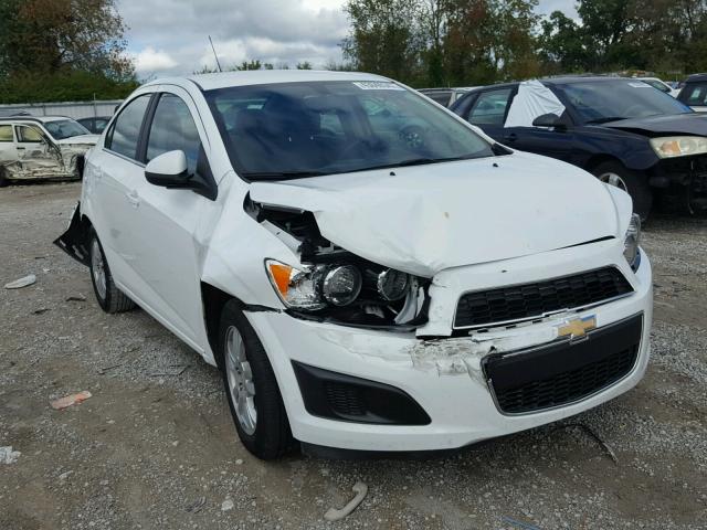 1G1JC5SHXF4176494 - 2015 CHEVROLET SONIC LT WHITE photo 1