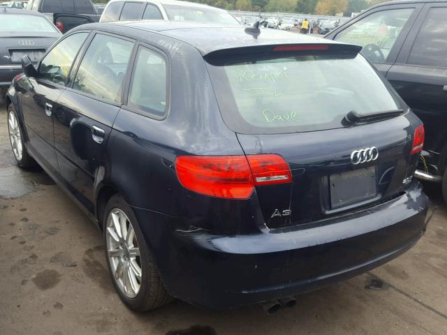 WAUMFAFMXDA026070 - 2013 AUDI A3 PREMIUM BLUE photo 3