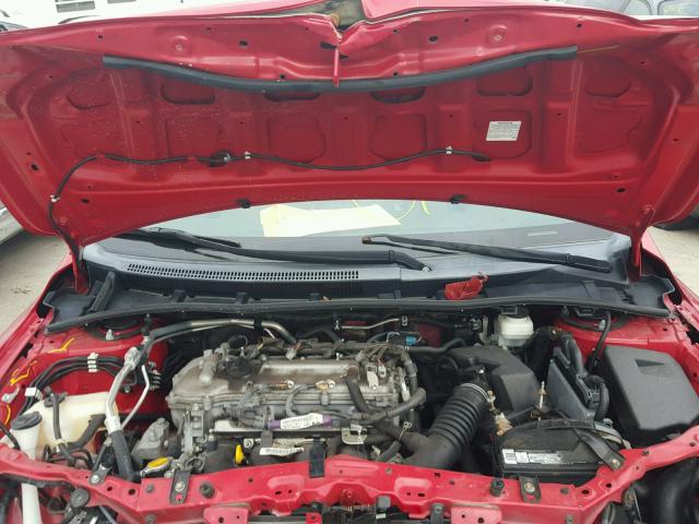 2T1BU4EE3DC967898 - 2013 TOYOTA COROLLA RED photo 7