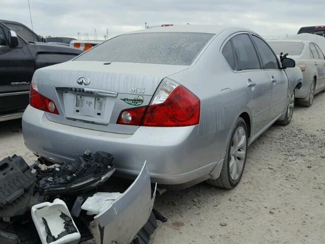 JNKAY01E07M308777 - 2007 INFINITI M35 BASE SILVER photo 4