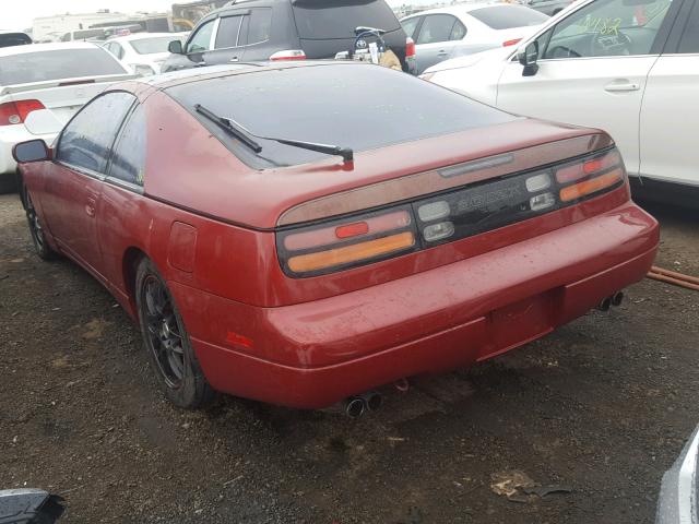 JN1RZ26H8PX530002 - 1993 NISSAN 300ZX 2+2 BURGUNDY photo 3