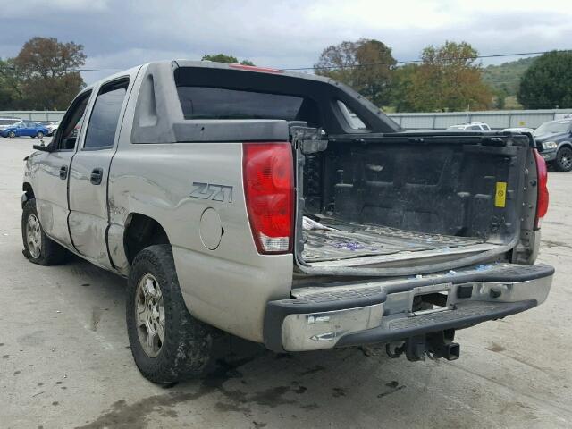 3GNEK12ZX6G117727 - 2006 CHEVROLET AVALANCHE SILVER photo 3