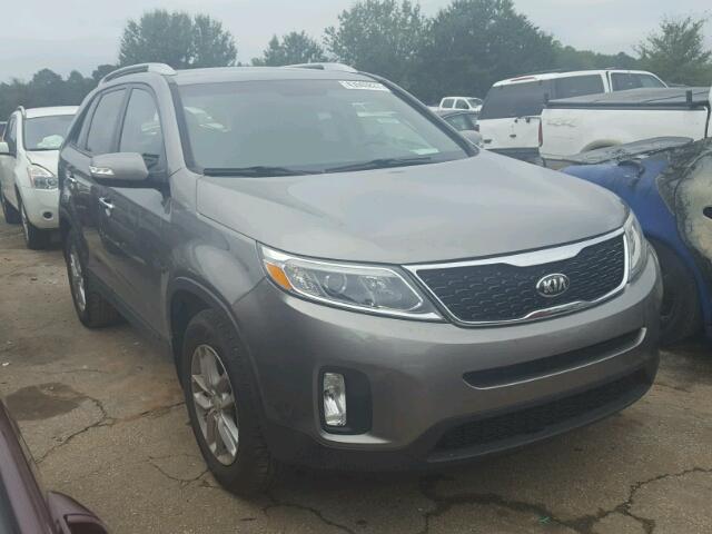 5XYKT4A60EG491844 - 2014 KIA SORENTO LX GRAY photo 1