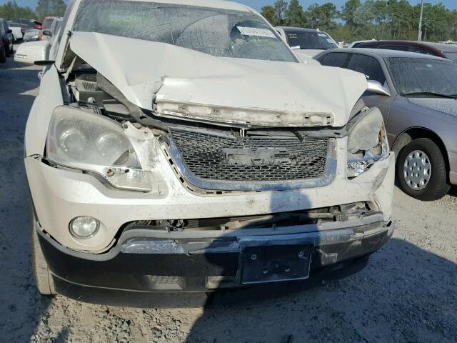 1GKER33718J163711 - 2008 GMC ACADIA SLT თეთრი ფოტო 9