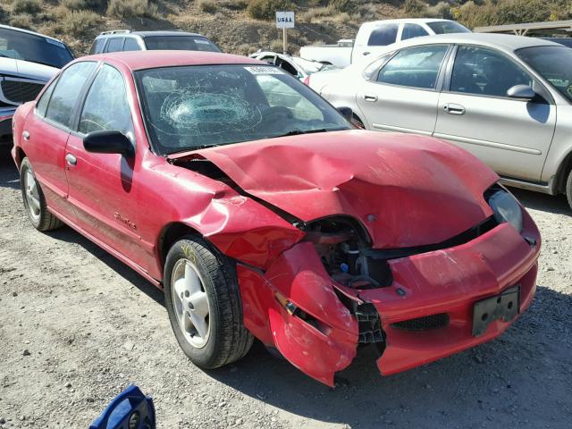 1G2JB52T4T7563104 - 1996 PONTIAC SUNFIRE RED photo 1