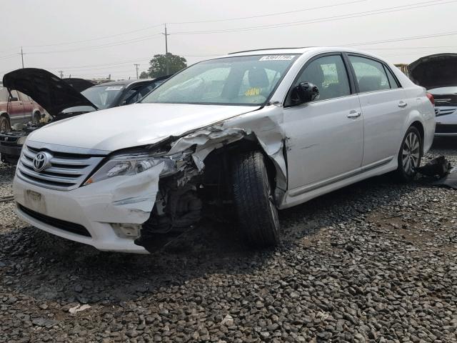 4T1BK3DB2BU375377 - 2011 TOYOTA AVALON BAS WHITE photo 2