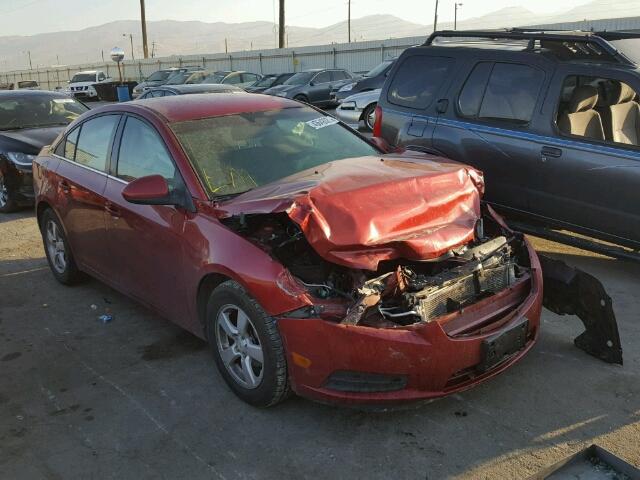 1G1PE5S95B7298122 - 2011 CHEVROLET CRUZE RED photo 1