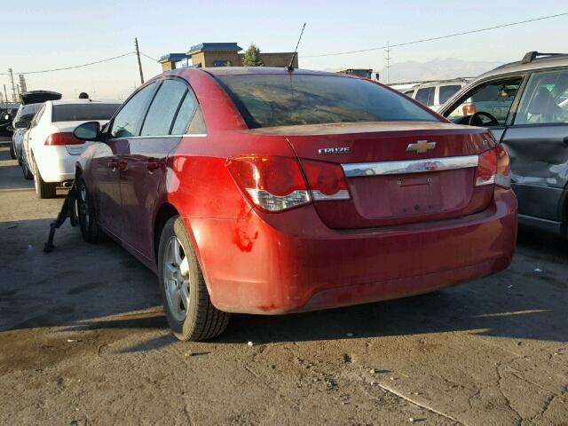 1G1PE5S95B7298122 - 2011 CHEVROLET CRUZE RED photo 3