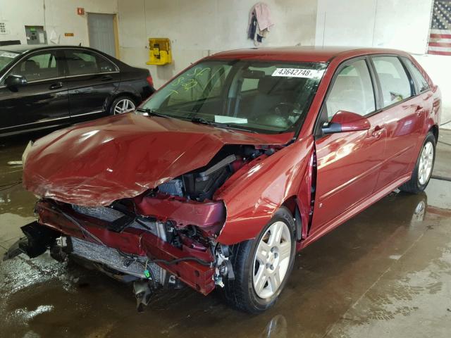 1G1ZT68N27F268923 - 2007 CHEVROLET MALIBU MAX RED photo 2