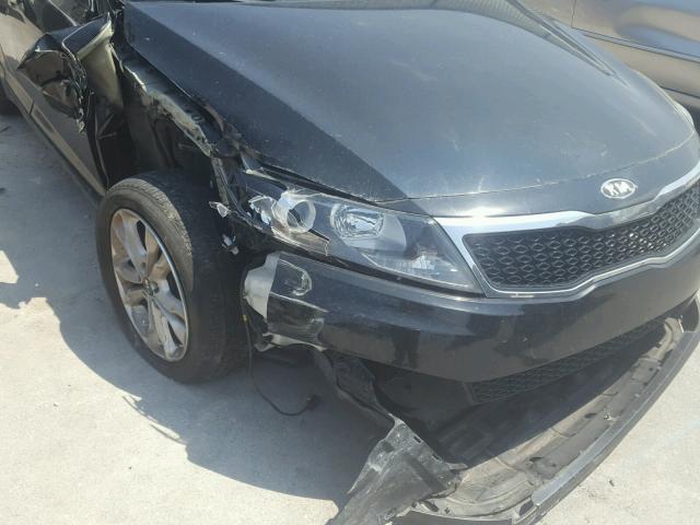 KNAGN4A78B5085563 - 2011 KIA OPTIMA EX BLACK photo 9