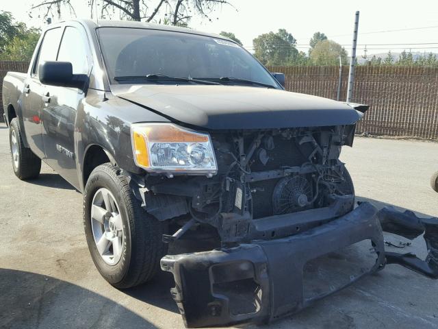 1N6AA07D48N305989 - 2008 NISSAN TITAN XE BLACK photo 1