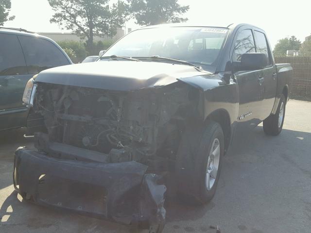 1N6AA07D48N305989 - 2008 NISSAN TITAN XE BLACK photo 2