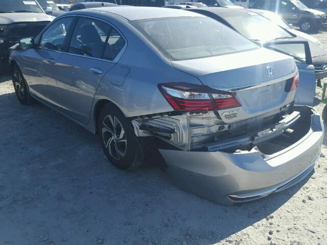 1HGCR2F33HA239646 - 2017 HONDA ACCORD LX SILVER photo 3