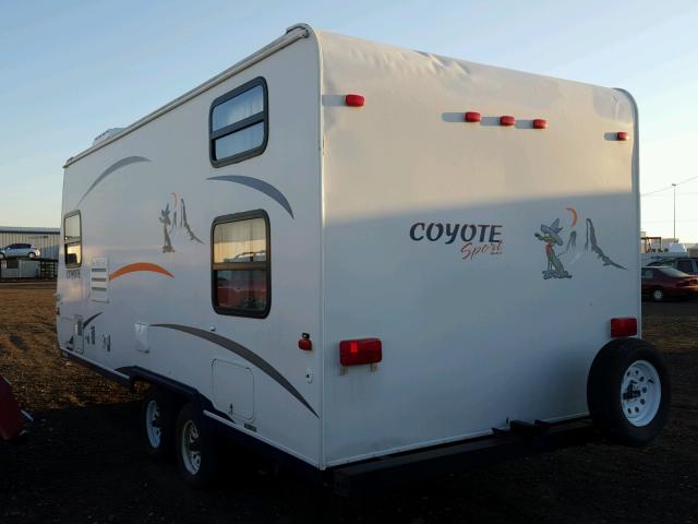 4EZTB21267S041054 - 2007 KZ COYOTE WHITE photo 3