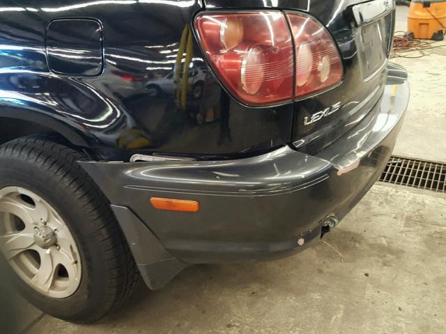 JT6HF10U6Y0123511 - 2000 LEXUS RX 300 BLACK photo 9