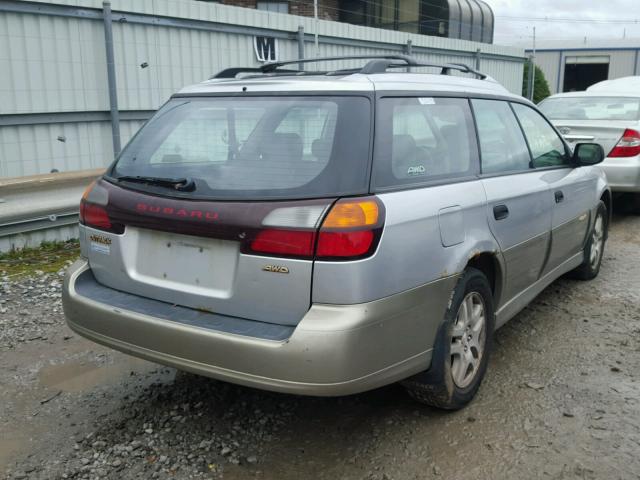 4S3BH675837616417 - 2003 SUBARU LEGACY OUT GRAY photo 4