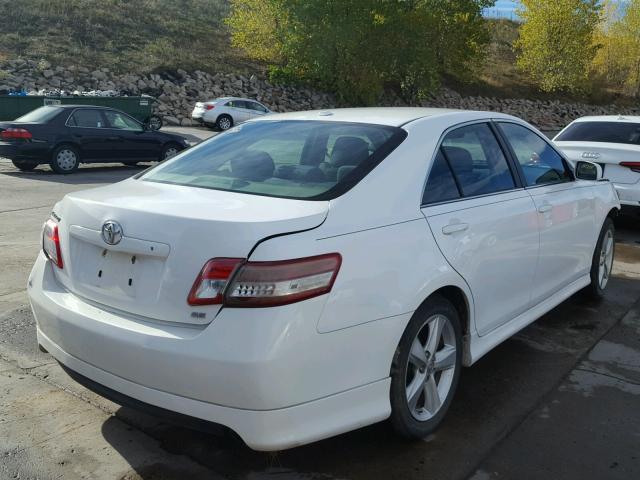 4T1BF3EK8BU596758 - 2011 TOYOTA CAMRY WHITE photo 4