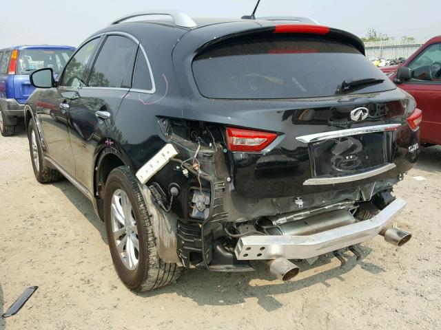 JN8CS1MW0EM411253 - 2014 INFINITI QX70 BLACK photo 3