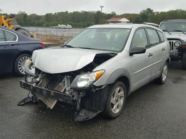 5Y2SL62833Z435259 - 2003 PONTIAC VIBE SILVER photo 2