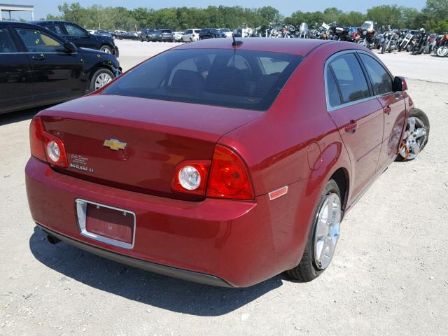 1G1ZC5E19BF282788 - 2011 CHEVROLET MALIBU 1LT მუქწითელი ფოტო 4